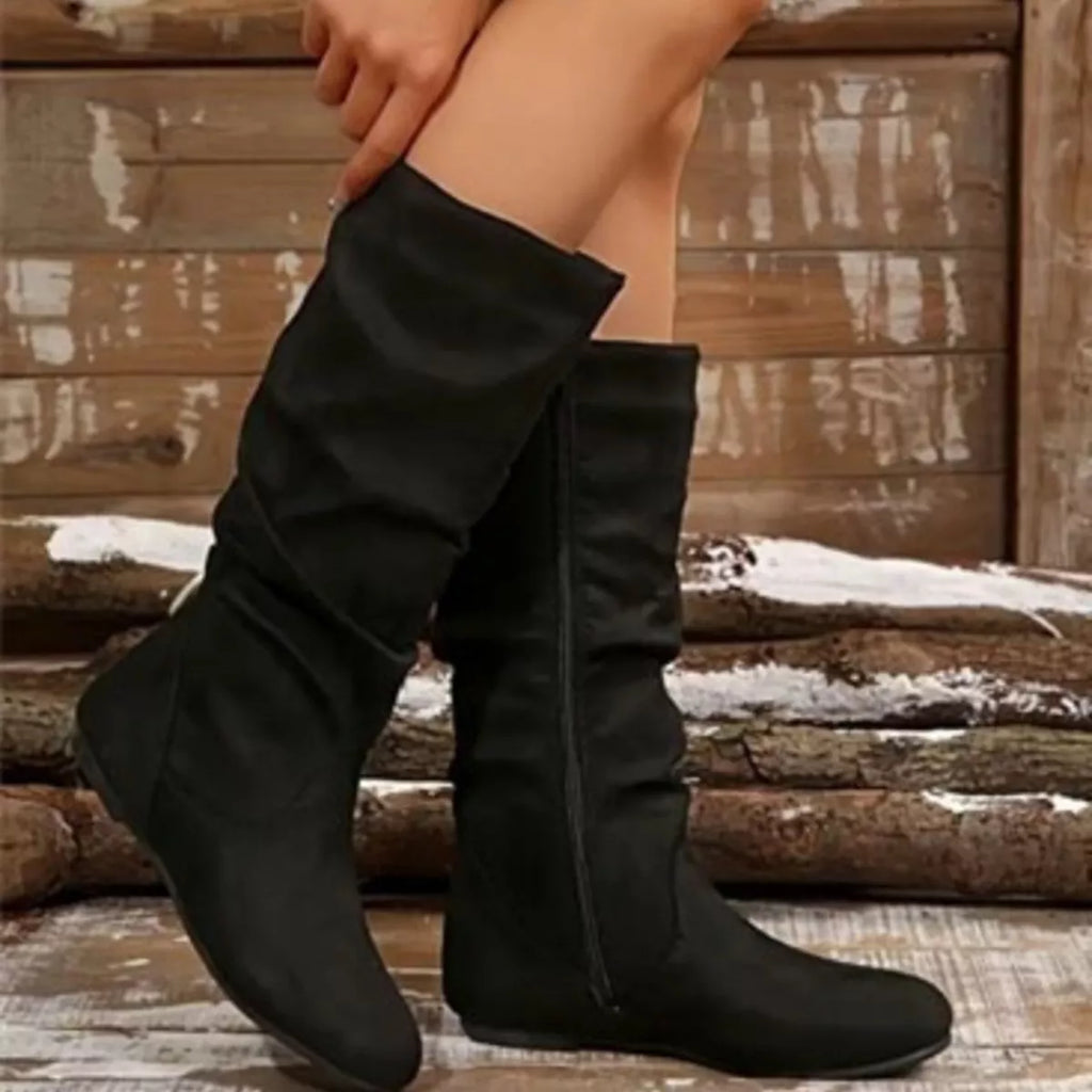 Size Zip Slouchy Boots | STAHlin RADIANCE
