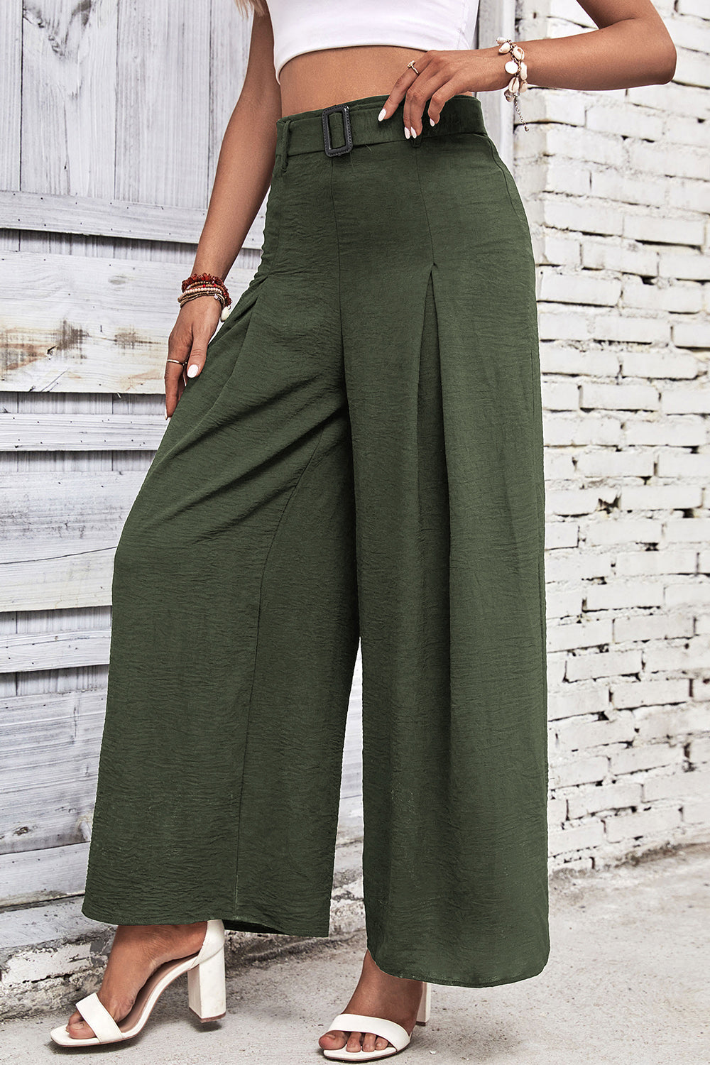 High Waisted Wide Leg Pants | STAHlin RADIANCE