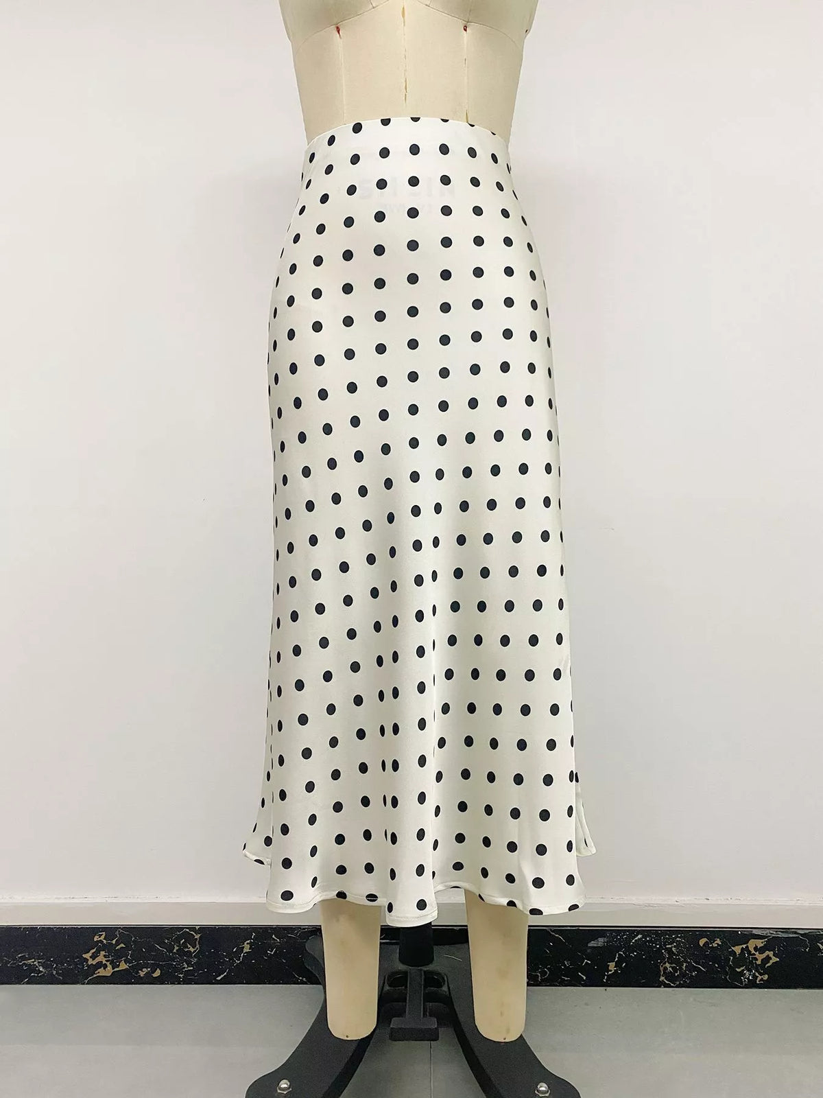Polka Dot Midi Skirt | STAHlin RADIANCE