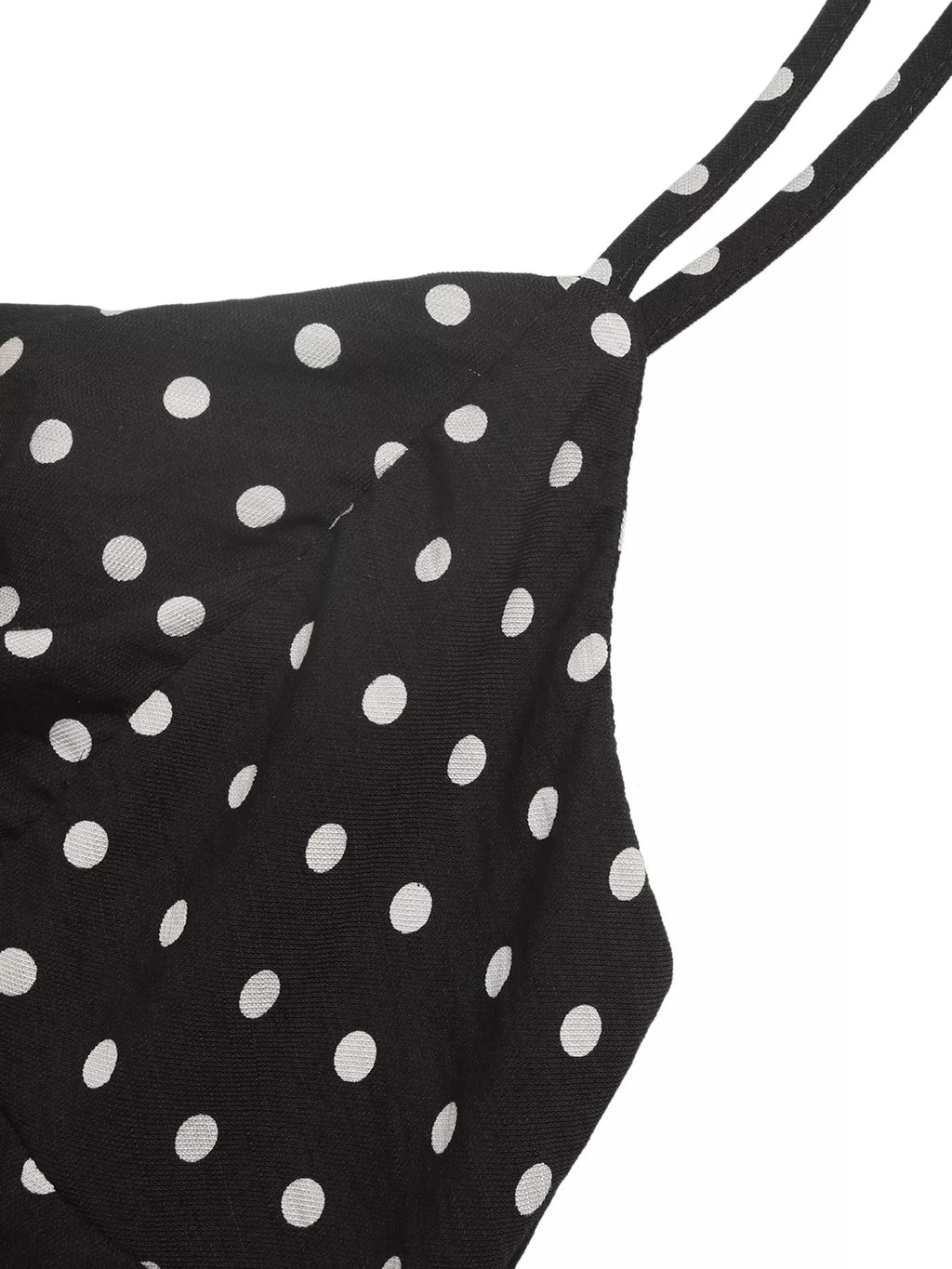 Polka Dot Ruffle Hem Spaghetti Strap Dress | STAHlin RADIANCE