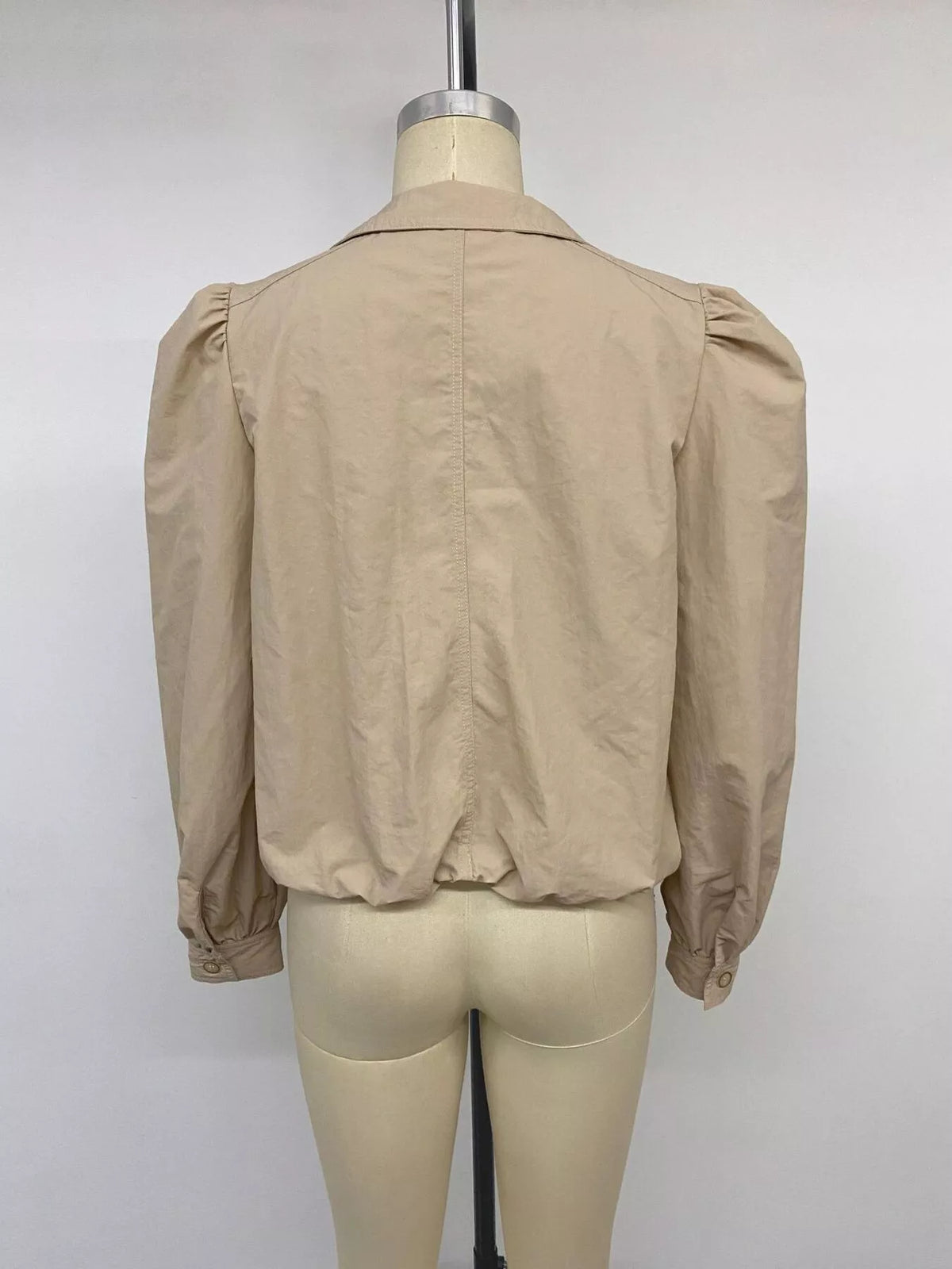 Button-Down Puff-Sleeve Jacket | STAHlin RADIANCE