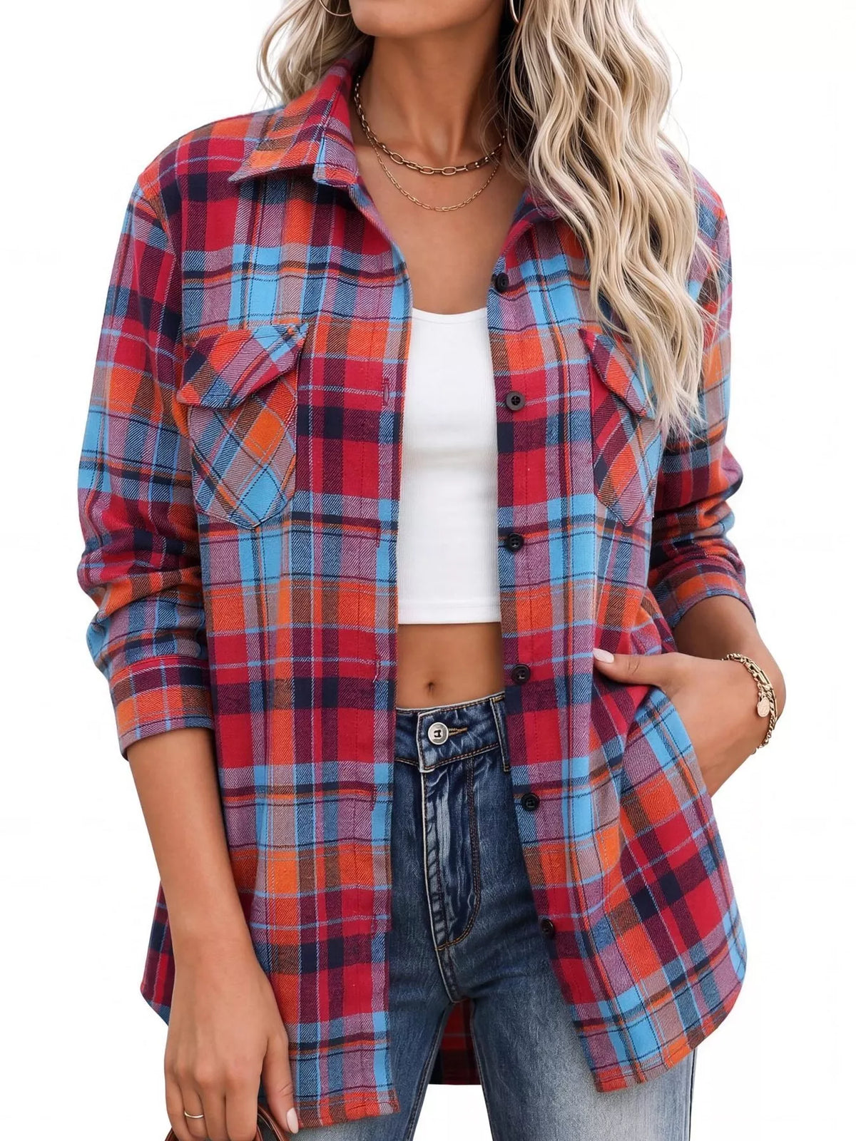 The Wren Plaid Button-Down | STAHlin RADIANCE